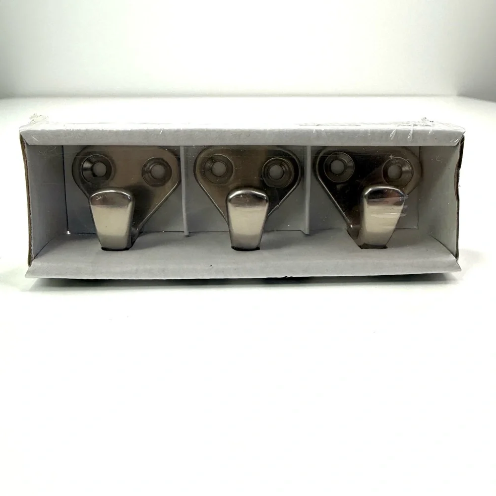 IKEA Silver Hook 3PC KVASP Set NWT